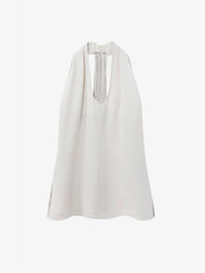 Still Life image of Miller Top in Light Matte Viscose Crepe in WHEAT