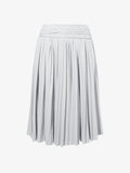 Still Life image of Margo Skirt in Gauzy Jersey in PALE GREY