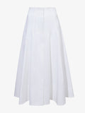 Flat image of Moore Skirt in Organic Cotton Twill in off white