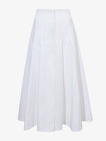 Flat image of Moore Skirt in Organic Cotton Twill in off white