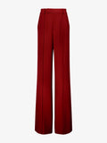 Flat image of Weyes Pant in Light Matte Viscose Crepe in red