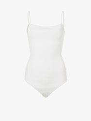 Still Life image of Serena Knit Bodysuit in Silk Viscose in IVORY