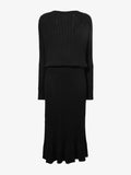 Still Life image of Eden Knit Dress in Superfine Merino Silk in BLACK