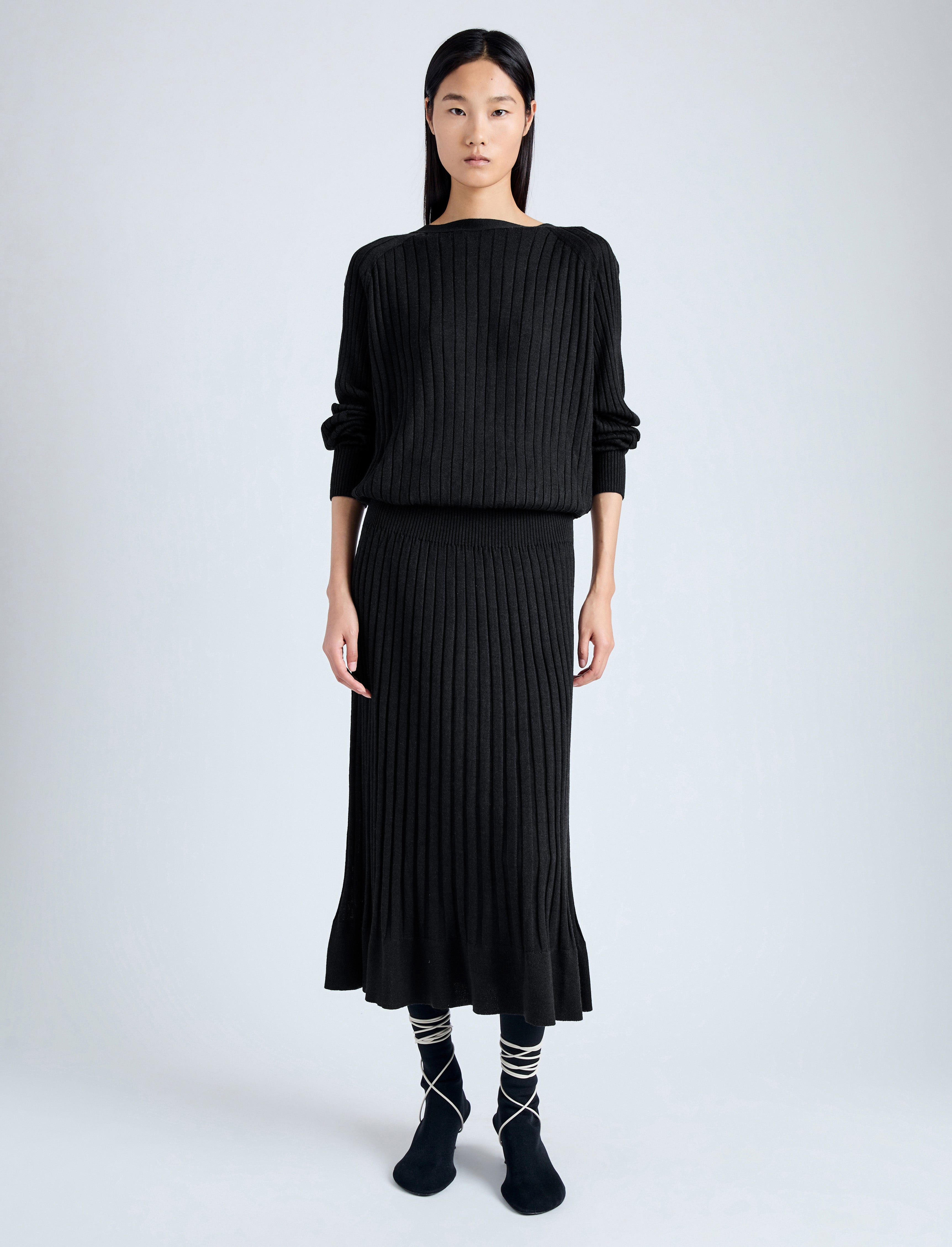 Proenza Schouler Black Wool outlet Dress