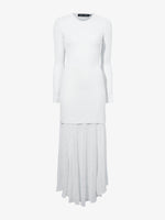 Still Life image of Anita Knit Dress in Sheer Mesh in OFF WHITE