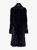 Proenza Schouler Still Life image of Fiona Coat in Shearling in BLACK