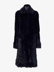 Proenza Schouler Still Life image of Fiona Coat in Shearling in BLACK