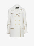 Proenza Schouler Still Life image of Rowen Coat in Eco Double Face Wool in ECRU