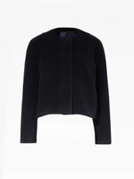 Proenza Schouler Still Life image of Mona Jacket in Eco DoubleFace Wool in BLACK