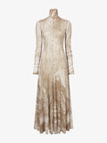 Proenza Schouler Still Life image of Gemma Dress in Printed Tulle Jersey in WOOD