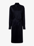 Proenza Schouler Still Life image of Andy Dress in Technical Satin in BLACK