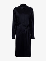 Proenza Schouler Still Life image of Andy Dress in Technical Satin in BLACK