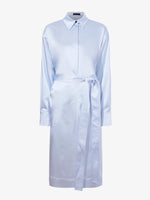 Proenza Schouler Still Life image of Andy Dress in Technical Satin in BABY BLUE