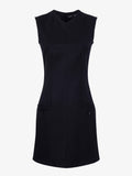 Proenza Schouler Still Life image of Skyler Dress in Wool Twill Suiting in BLACK