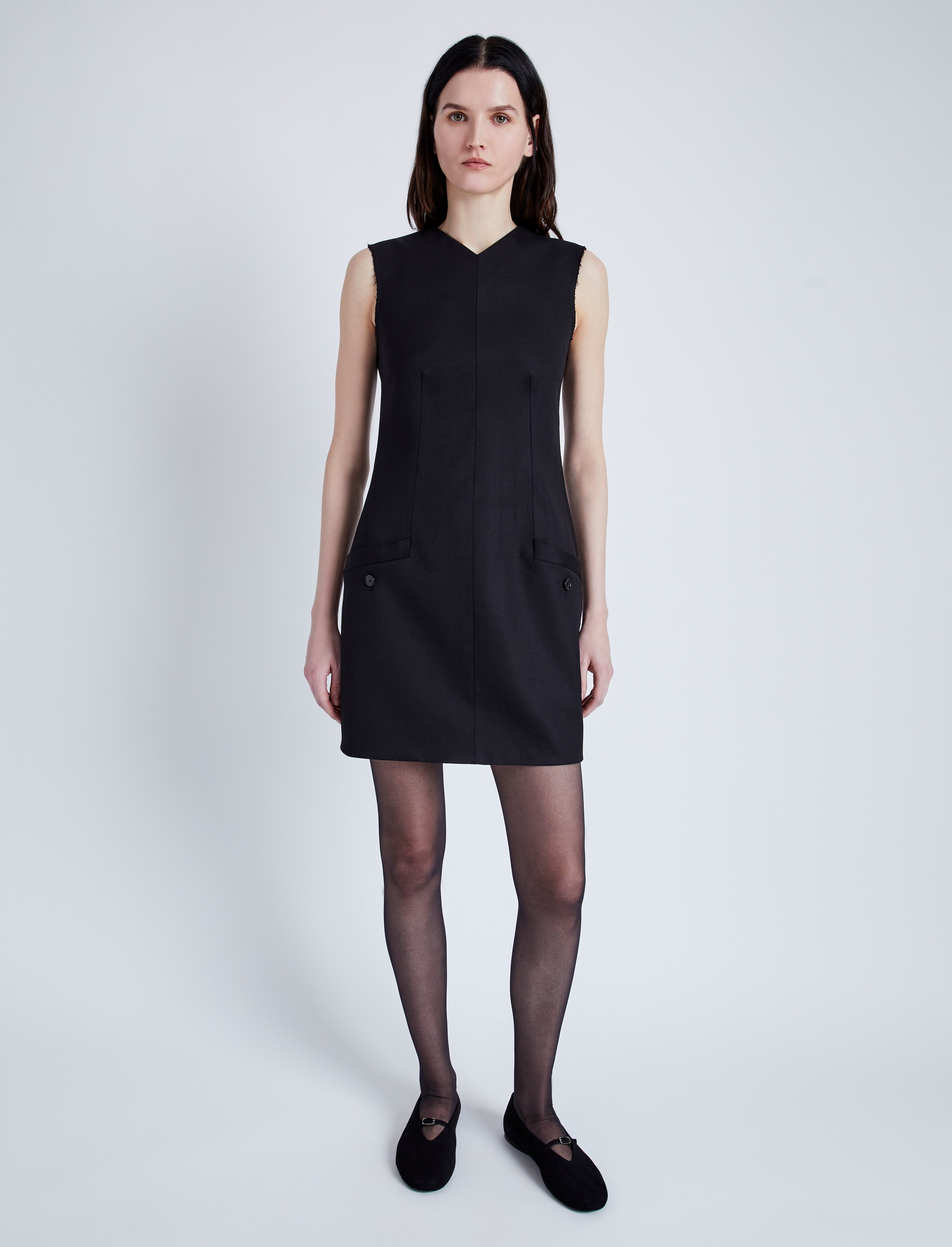 Proenza Schouler Black Wool shops Dress