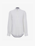 Proenza Schouler Still Life image of Demi Blouse in Stretch Silk Viscose in BONE