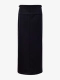 Proenza Schouler Still Life image of Adriana Skirt in Wool Twill Suiting in BLACK