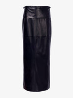 Proenza Schouler Still Life image of Adriana Skirt in Paper Leather in BLACK