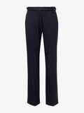 Proenza Schouler Still Life image of Teddy Pant in Wool Twill Suiting in BLACK