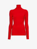 Proenza Schouler Still Life image of Fox Top In Matte Viscose Rib in RED