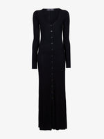 Proenza Schouler Still Life image of Athena Dress in Silk Viscose in BLACK