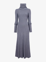 Proenza Schouler Still Life image of Jocelyn Dress in Midweight Viscose Rib Knit in GREY