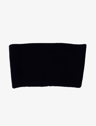 Proenza Schouler Still Life image of Tube Scarf in Midweight Cashmere in BLACK