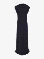 Proenza Schouler Still Life image of Toni Dress in Textured Knits in BLACK