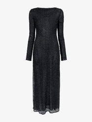 Proenza Schouler Still Life image of Marlowe Dress in Sequin in BLACK