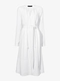 Proenza Schouler Still Life image of Enya Dress in Lightweight Matte Viscose Crepe in WHITE