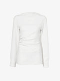 Proenza Schouler Still Life image of Alexis Top in Matte Viscose Crepe in WHITE