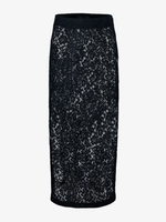 Proenza Schouler Still Life image of Jasmine Skirt in Stretch Lace in BLACK