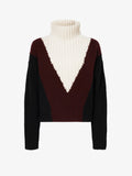 Proenza Schouler Still Life image of Alma Sweater in Graphic Instrasia in BLACK MULTI