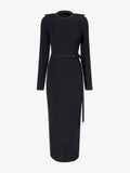 Proenza Schouler Still Life image of Lauryn Dress in Silk Viscose Knit in BLACK