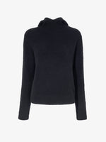 Proenza Schouler Still Life image of Greta Sweater in Lofty Eco Cashmere in BLACK