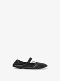 Side image of Glove Mary Jane Ballet Flats in BLACK