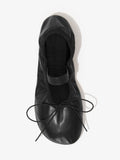 Aerial image of Glove Mary Jane Ballet Flats in BLACK