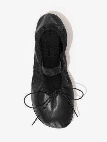 Aerial image of Glove Mary Jane Ballet Flats in BLACK