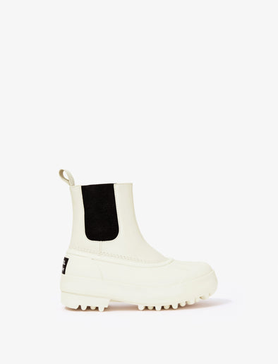 Proenza Schouler side image of SOREL x Proenza Schouler CARIBOU Chelsea WP in CHALK/BLACK