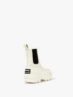 Proenza Schouler back 3/4 image of SOREL x Proenza Schouler CARIBOU Chelsea WP in CHALK/BLACK