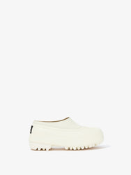 Proenza Schouler side image of SOREL x Proenza Schouler CARIBOU Mule WP in CHALK/BLACK