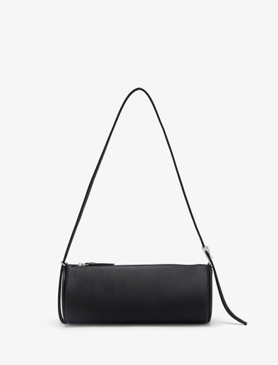 Proenza Schouler front image of Silo Bag in Satin in black