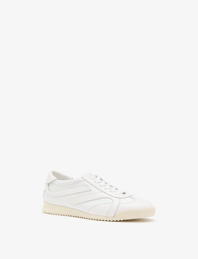 Proenza Schouler front 3/4 image of Track Sneaker in white