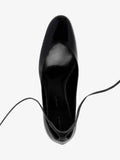 Proenza Schouler Aerial image of Uma Tie Pumps in Slick Calf in Black