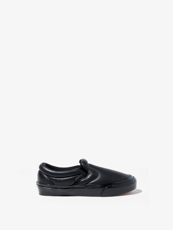 Side image of Vans x Proenza Schouler Puffy Slip-On Shoes in black