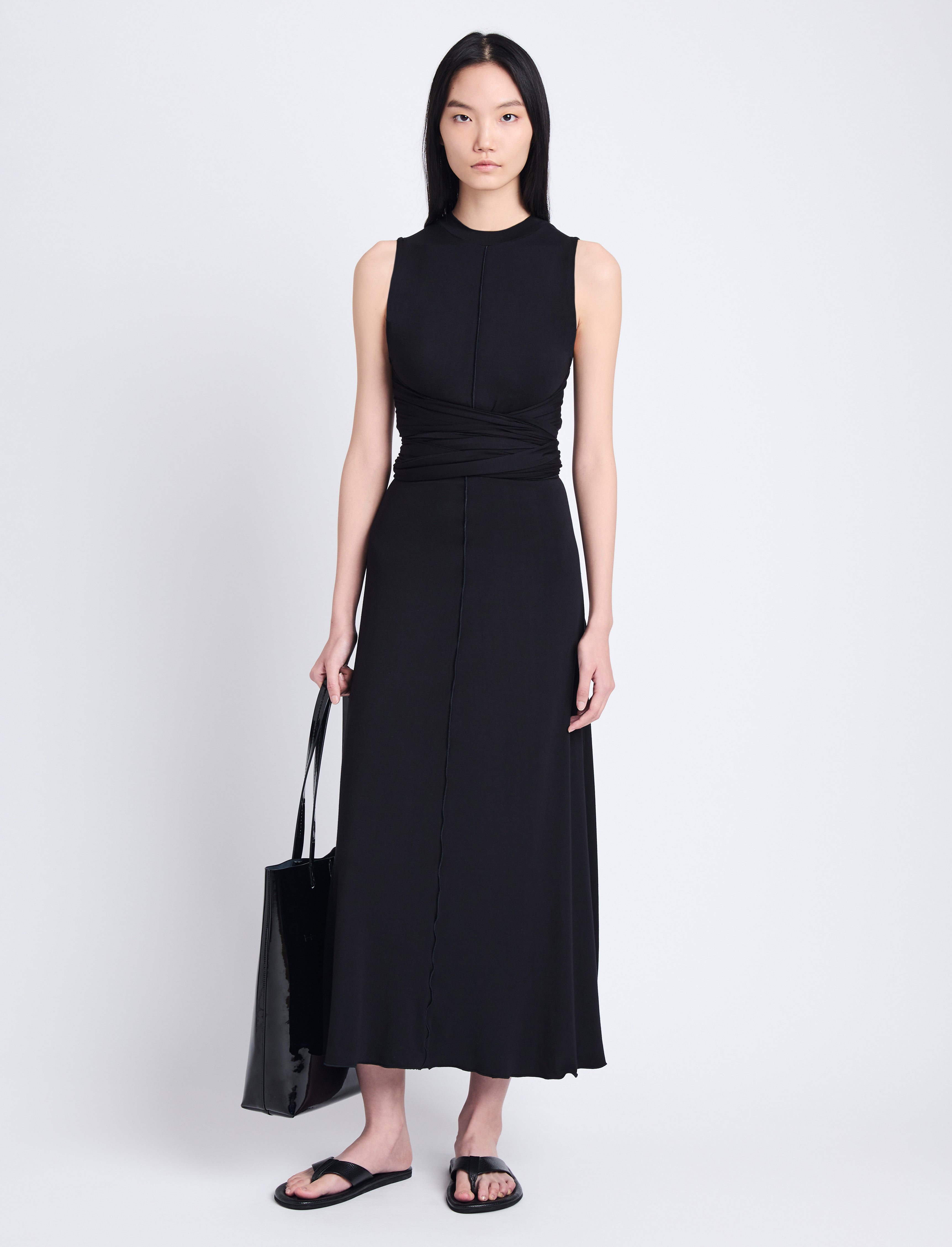 Beatrice Dress in Solid Jersey Proenza Schouler