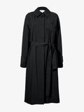 Still Life image of Clark Trench Coat in Cotton Nylon in BLACK