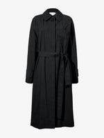 Still Life image of Clark Trench Coat in Cotton Nylon in BLACK