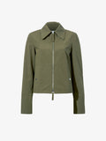 Still Life image of Barnes Jacket in Rumpled Cotton in DARK OLIVE