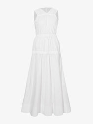 Still Life image of Libby Dress In Poplin in OFF WHITE